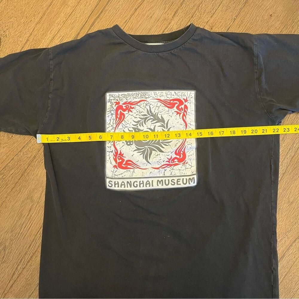 Vintage Shanghai Museum Black Short-sleeve T-Shirt Size XL 100% Cotton - Picture 5 of 8